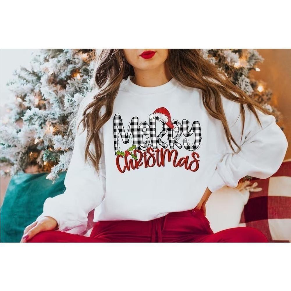 Christmas Sweatshirt Merry Christmas Sweatshirt Christmas Sweatshirt 1